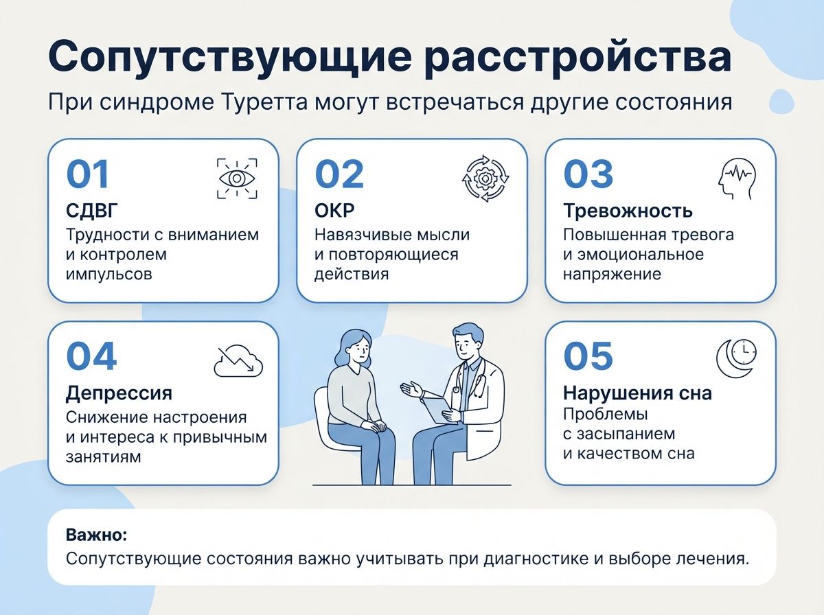 Лечение синдрома Туретта в Киржаче инфографика