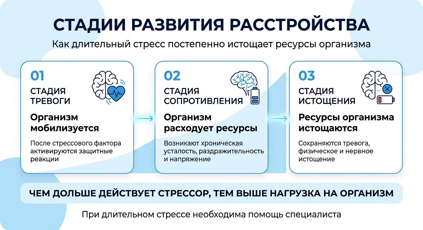 Лечение стресса в Киржаче инфографика